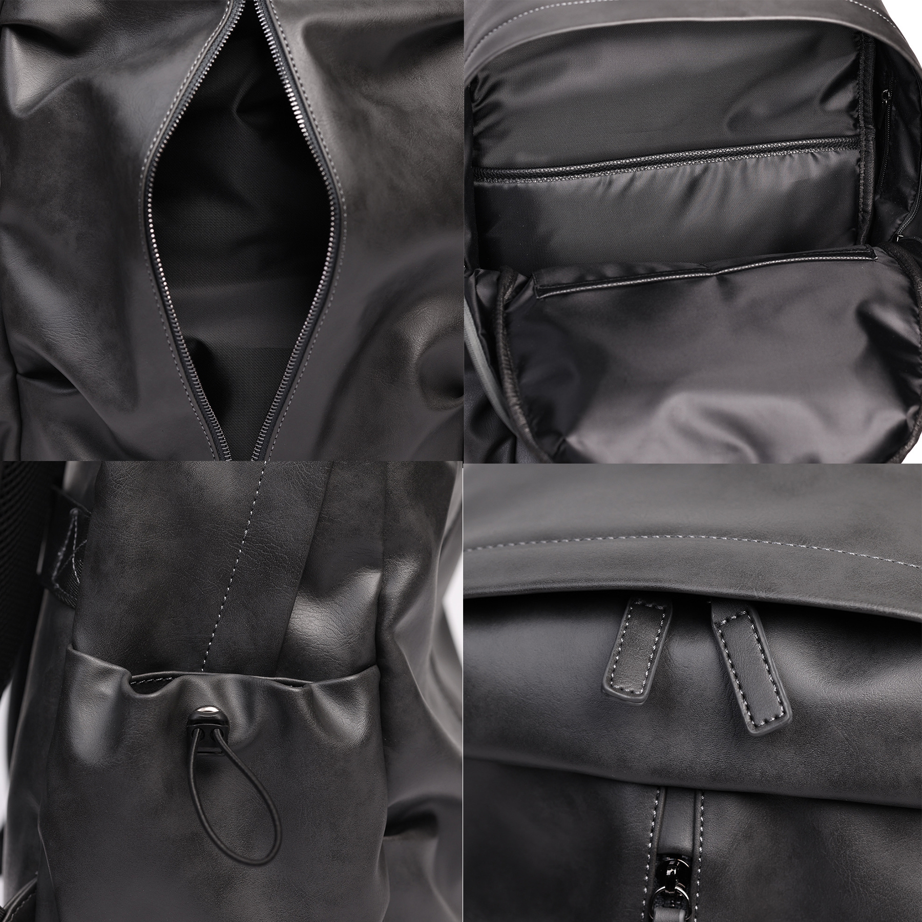 PU Leather Backpack foe men 4