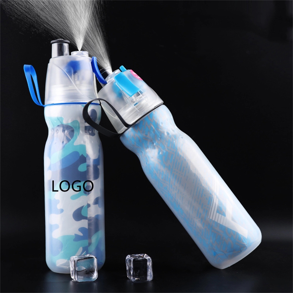 Misting Water Bottle 2-In-1 Mist And Sip Function 6