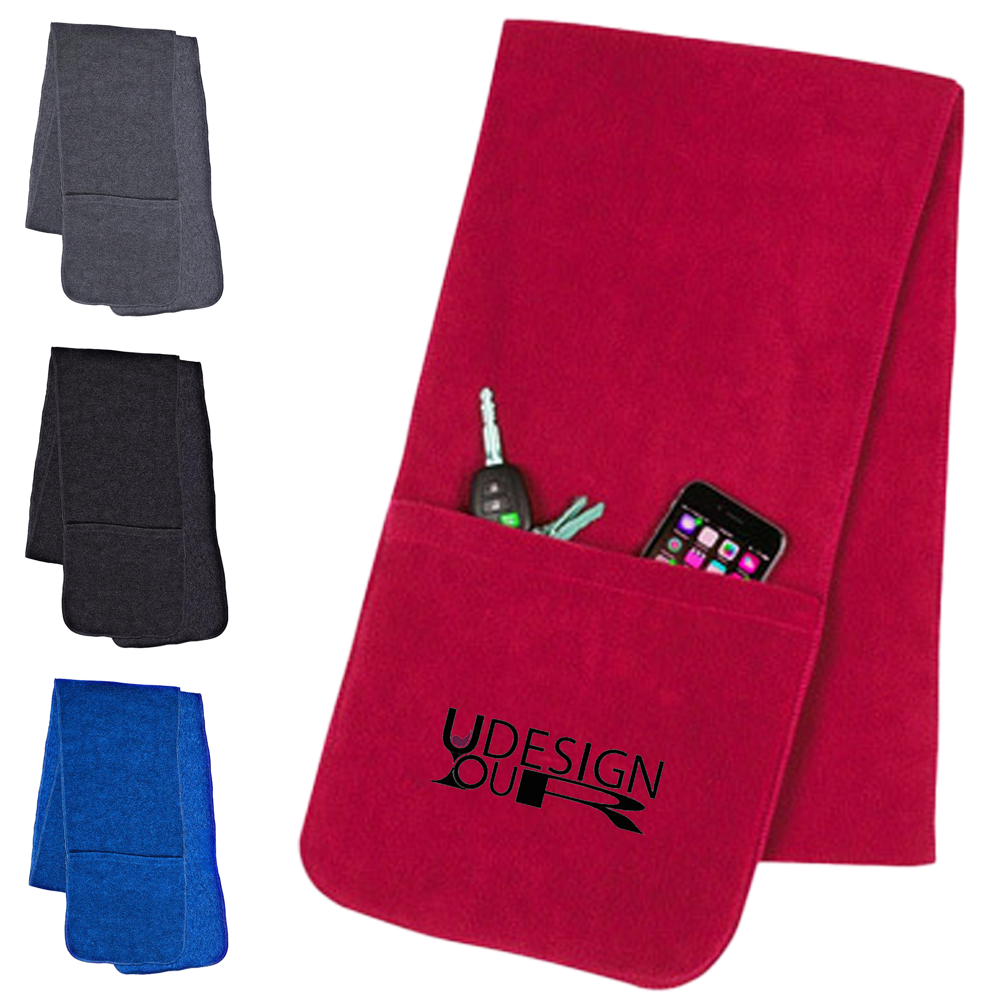 Scarf with Hidden Pocket 2