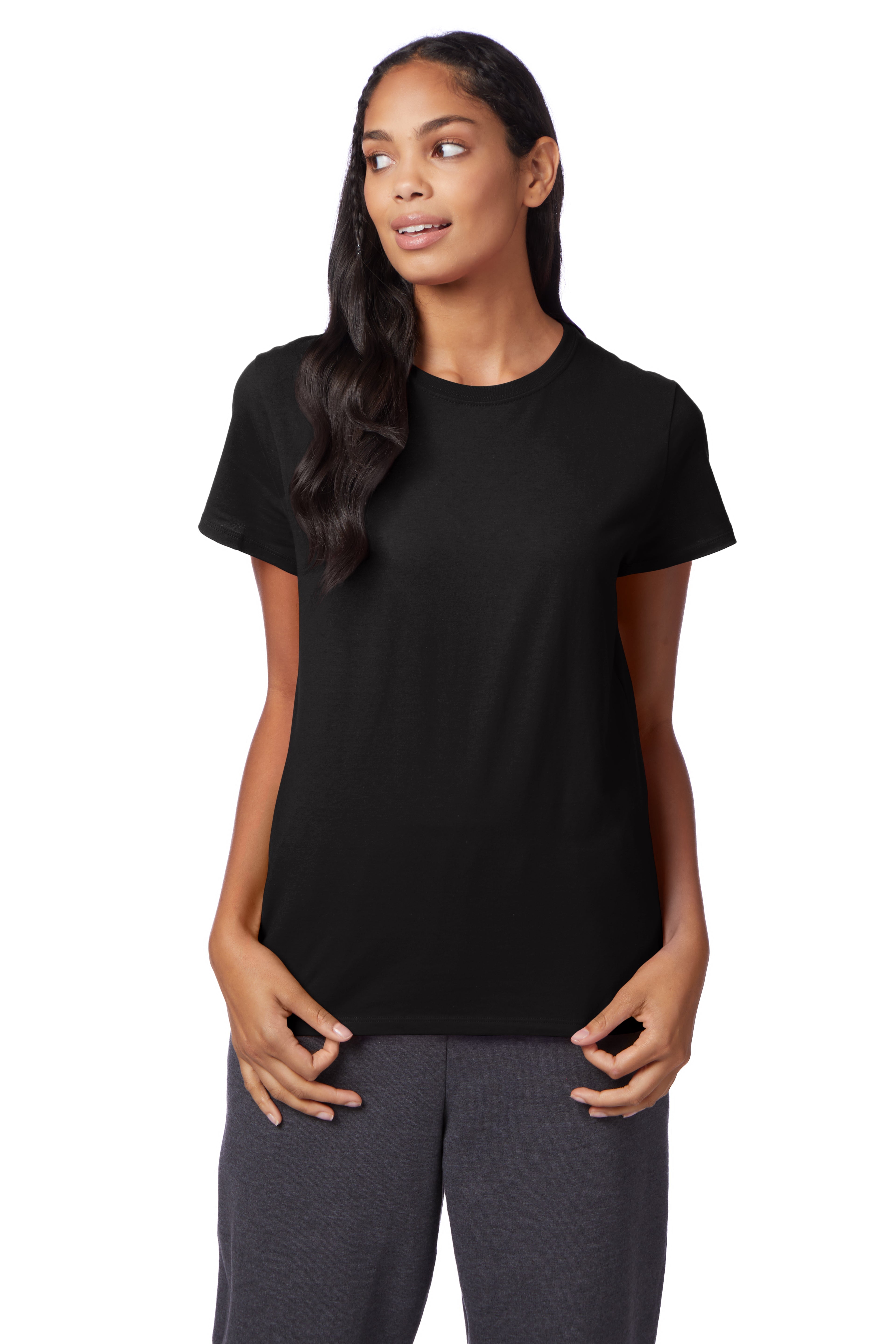 Hanes Perfect-T Women's Short Sleeve Crewneck T-shirt 8