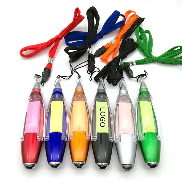 Sticky Note Lanyard Light Pen - Multi-Functional Tool 6