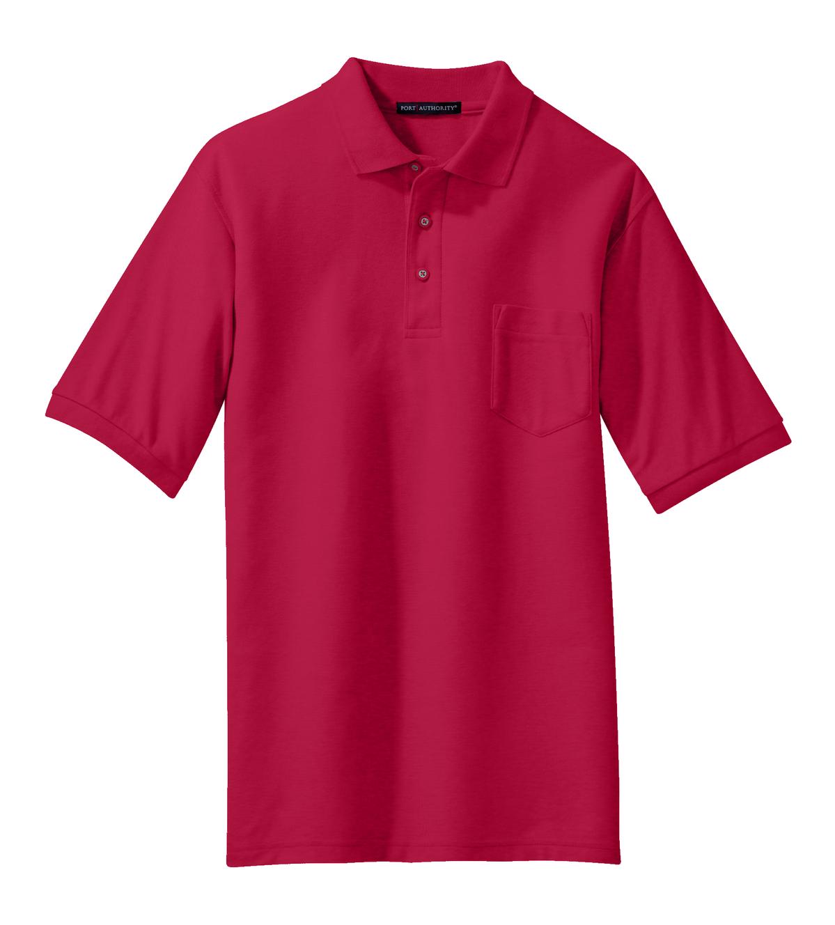 Port Authority Silk Touch Polo with Pocket. K500P 91