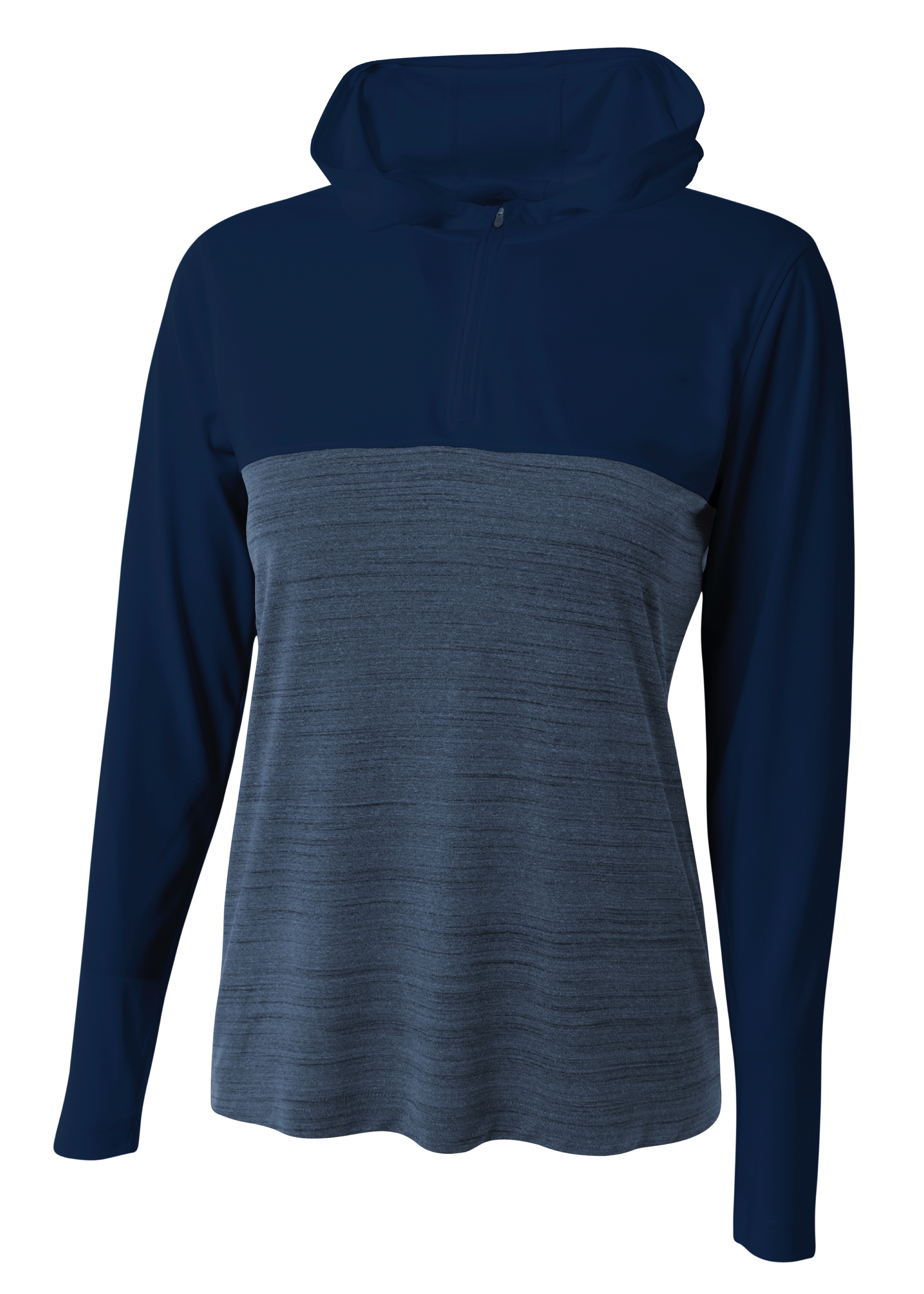 A4 Women's Slate Quarter Zip Hoodie 4