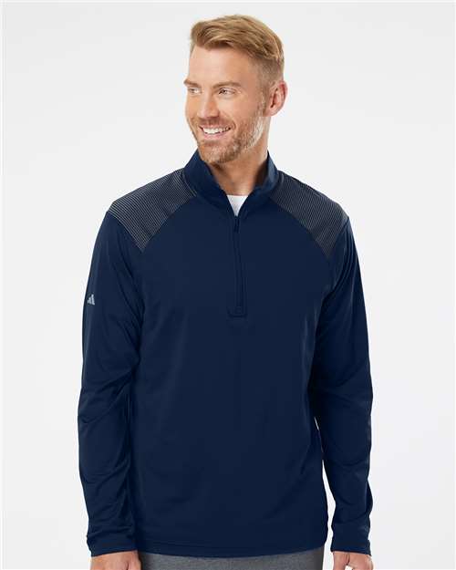 Men's Ultimate365 Lightweight Shoulder Stripe Quarter-Zip Pullover - A520 40