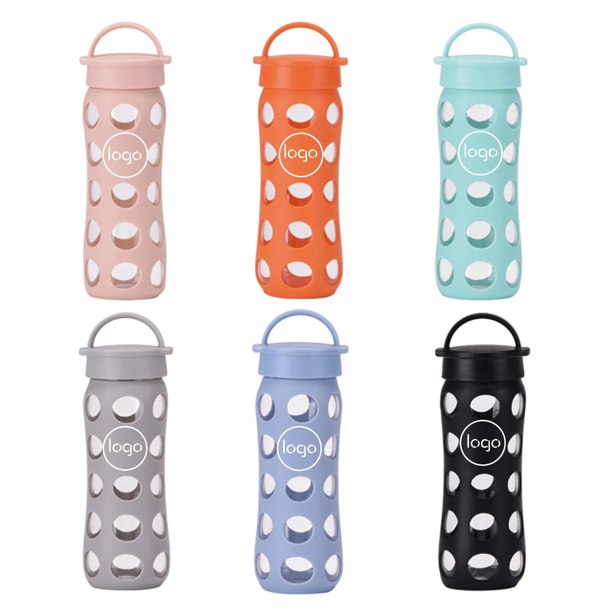 16oz Borosilicate Glass Cup With Silicone Sleeve 2