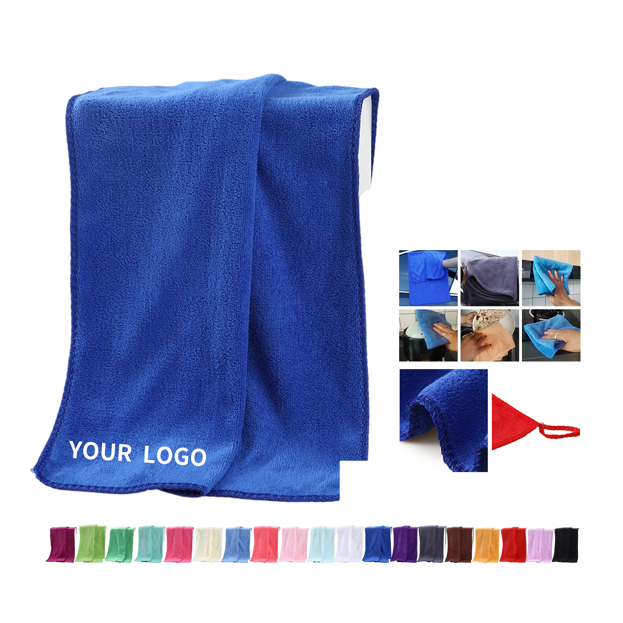 Polar Fleece Blanket With Embroidered Logo 60x50" 12