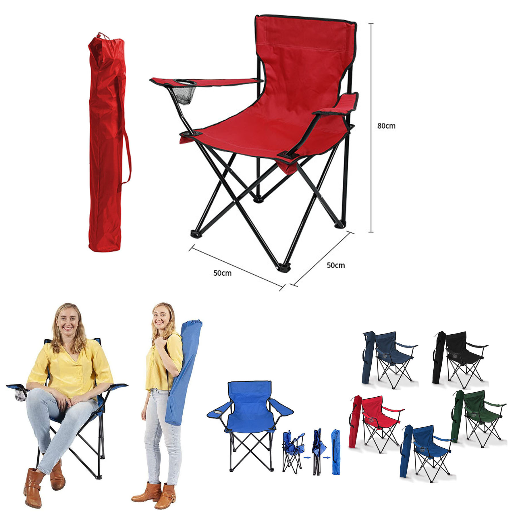 Beach Folding Chair With Carrying Case 2