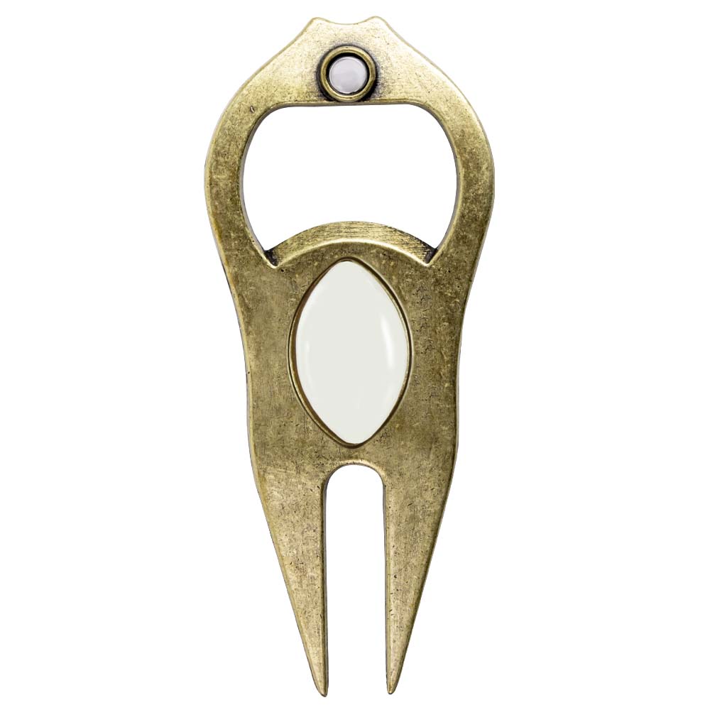 Hat Trick Golf Divot Tool With Football Shape Ball Marker 1