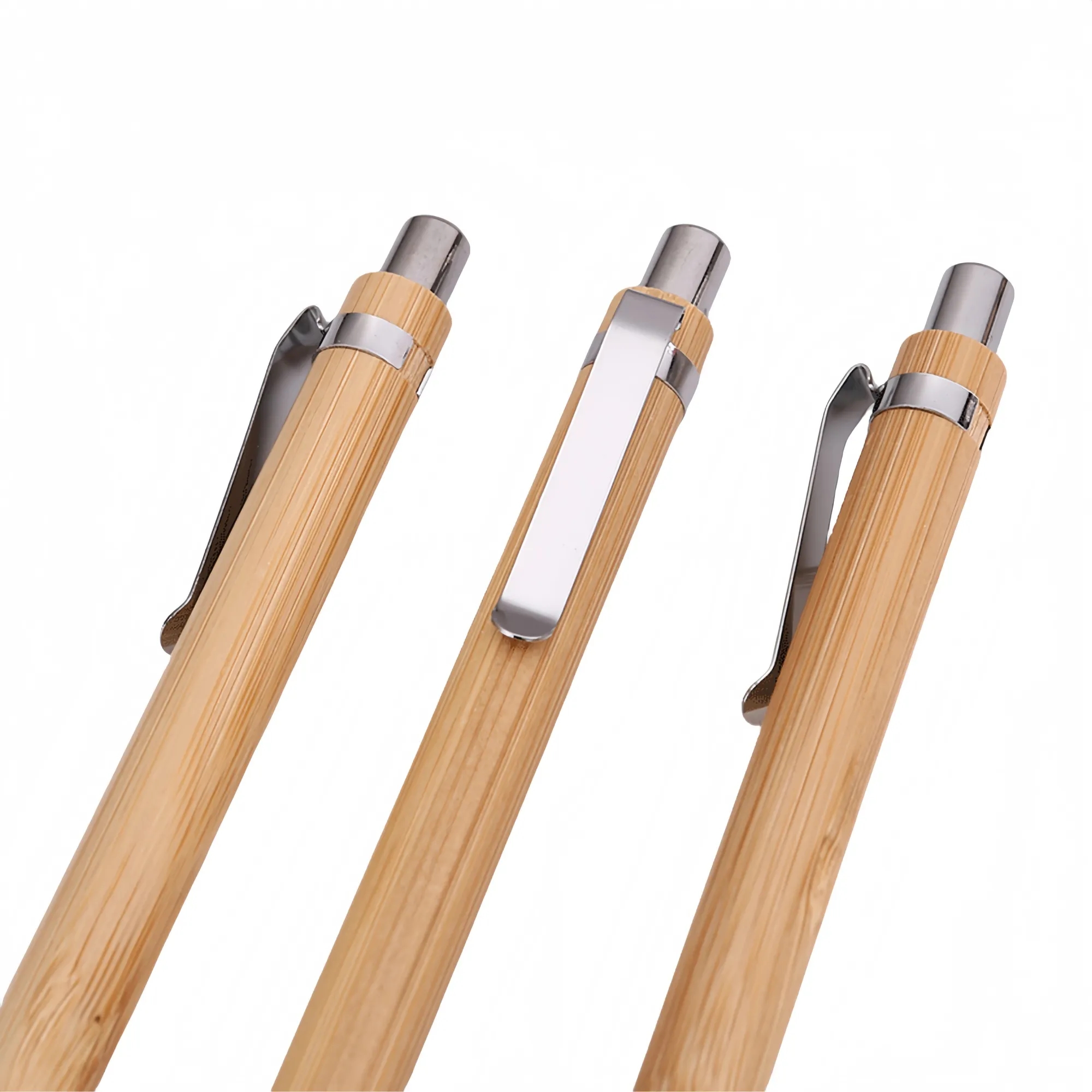 Premium Bamboo Retractable Ballpoint Pen 5