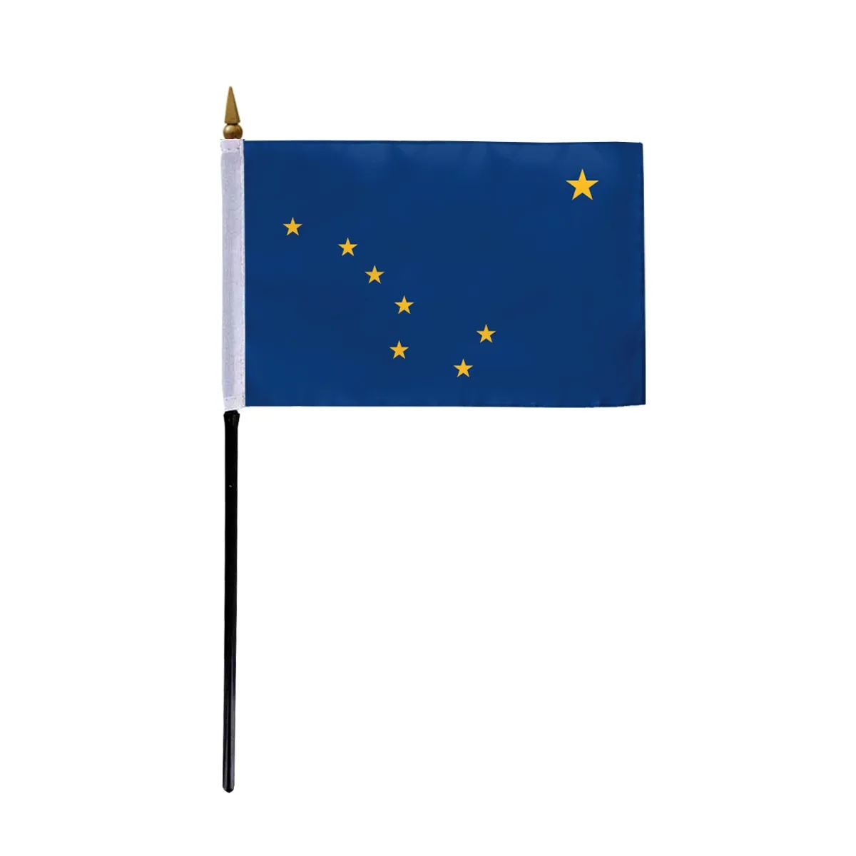 4"x6" & 12"x18'' Alaska ePoly Printed Stick Flags 2