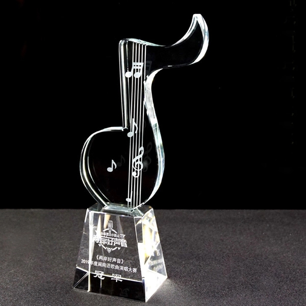 Cyrstal Note Music Trophy 2
