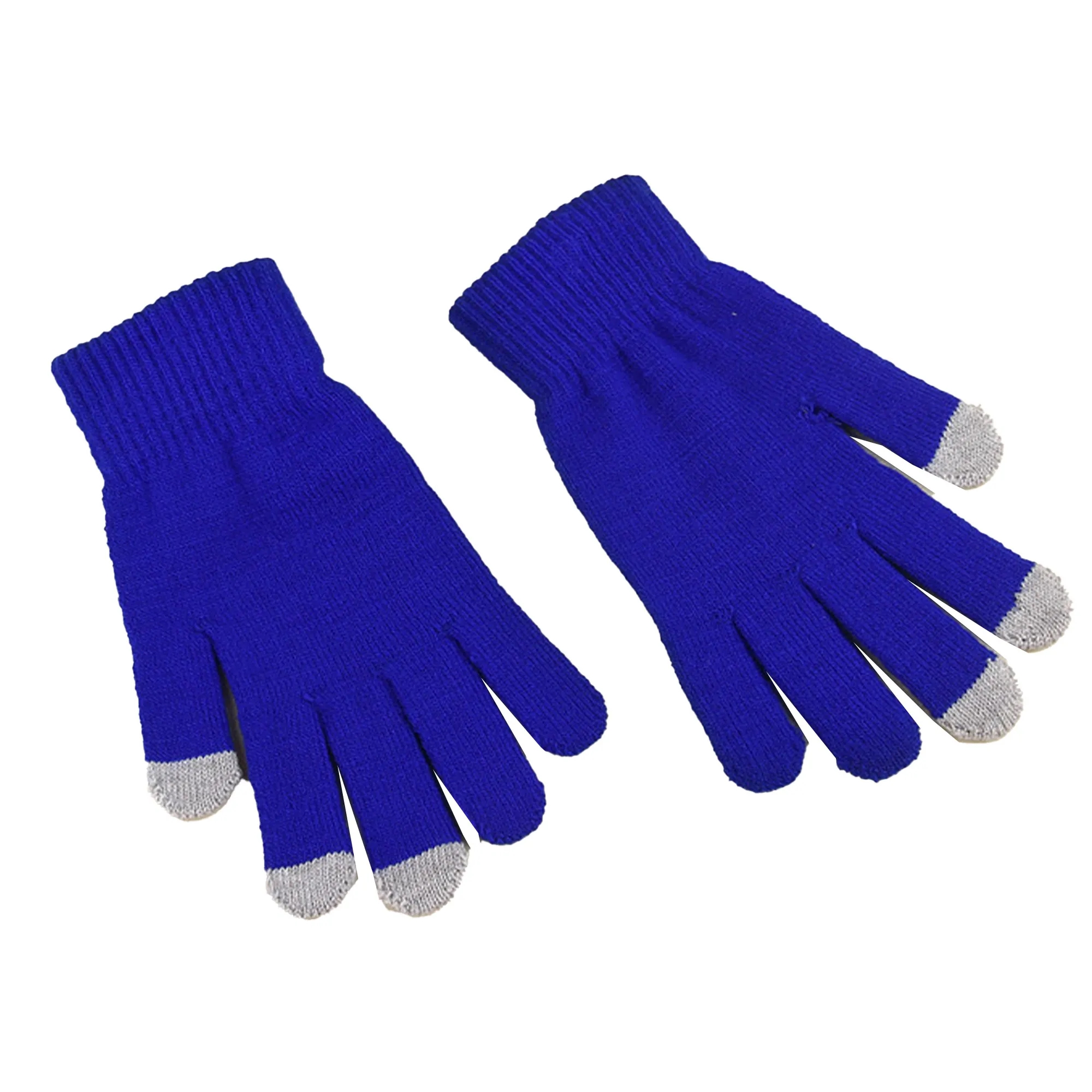 MOQ 10 Winter Knitted Warm Gloves Touch Screen 11