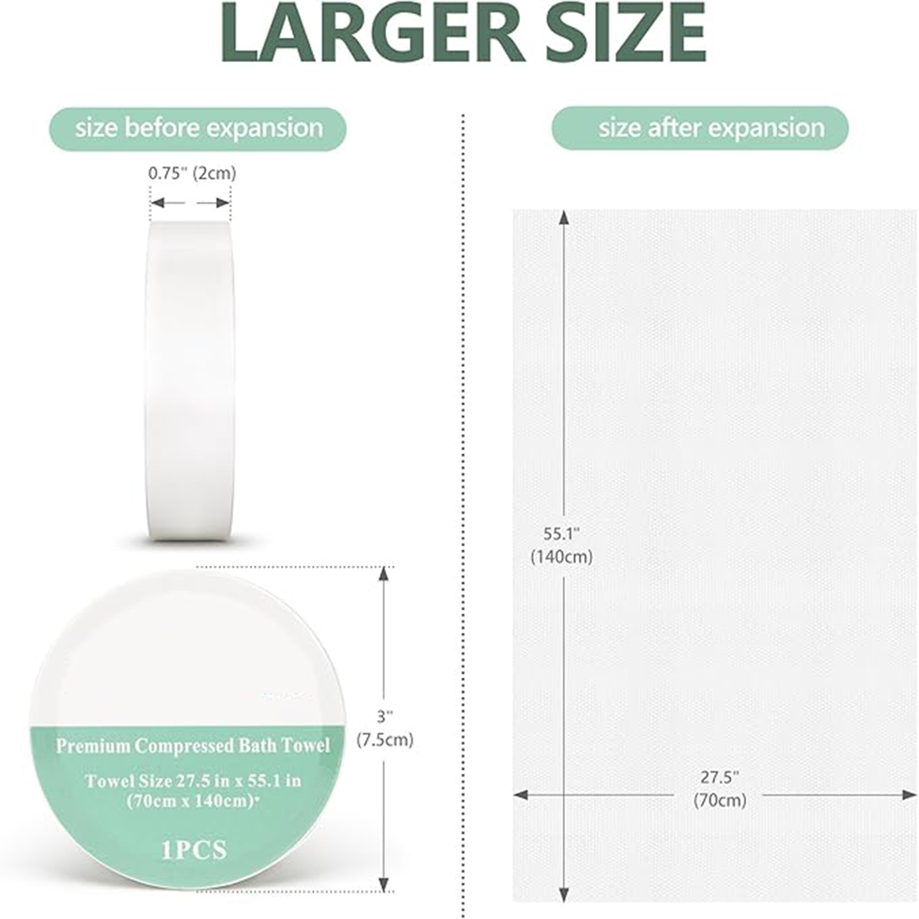 Premium Compressed Towel Tablets 2
