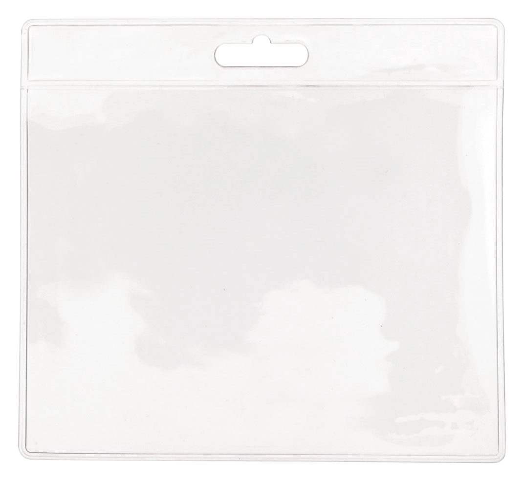 Blank Clear ID/Badge Holder 4.25Wx3.875H 1
