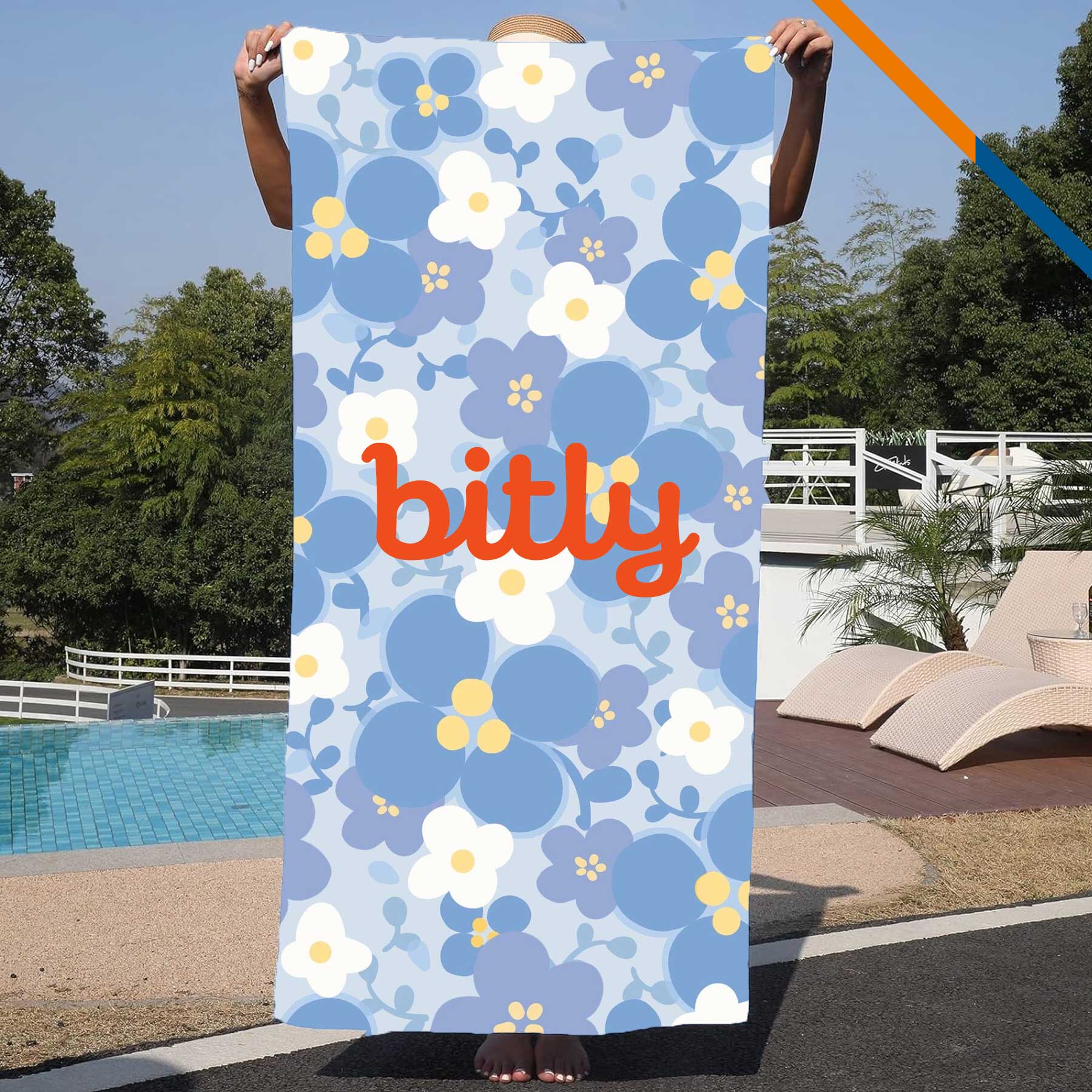 Suiy Sublimated Beach Towel - 60" x 30" 5