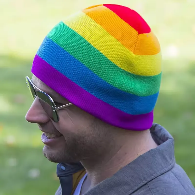 Rainbow Beanie 3
