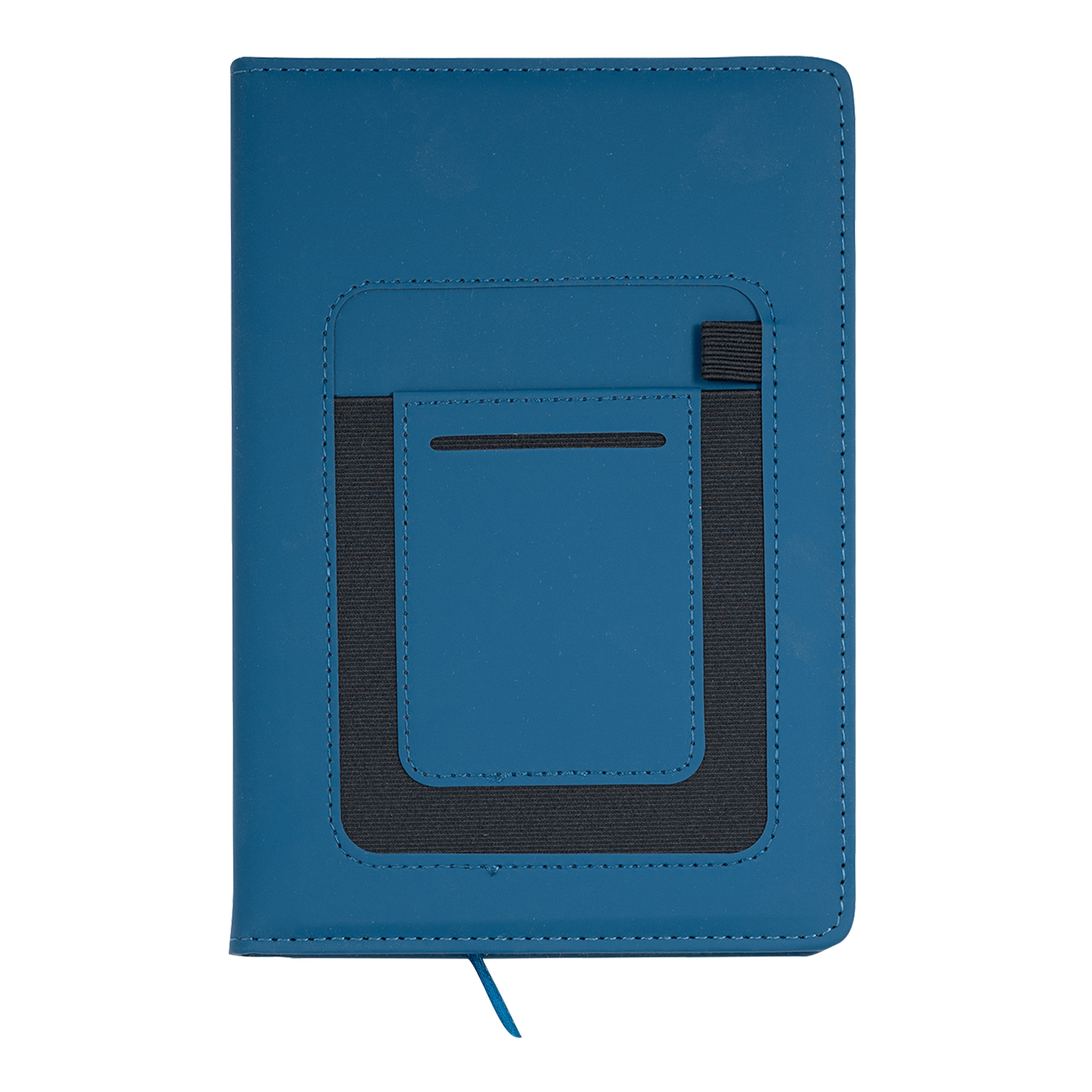 PU Leather A5 Hardcover Pocket Journal W/ Phone Holder 3
