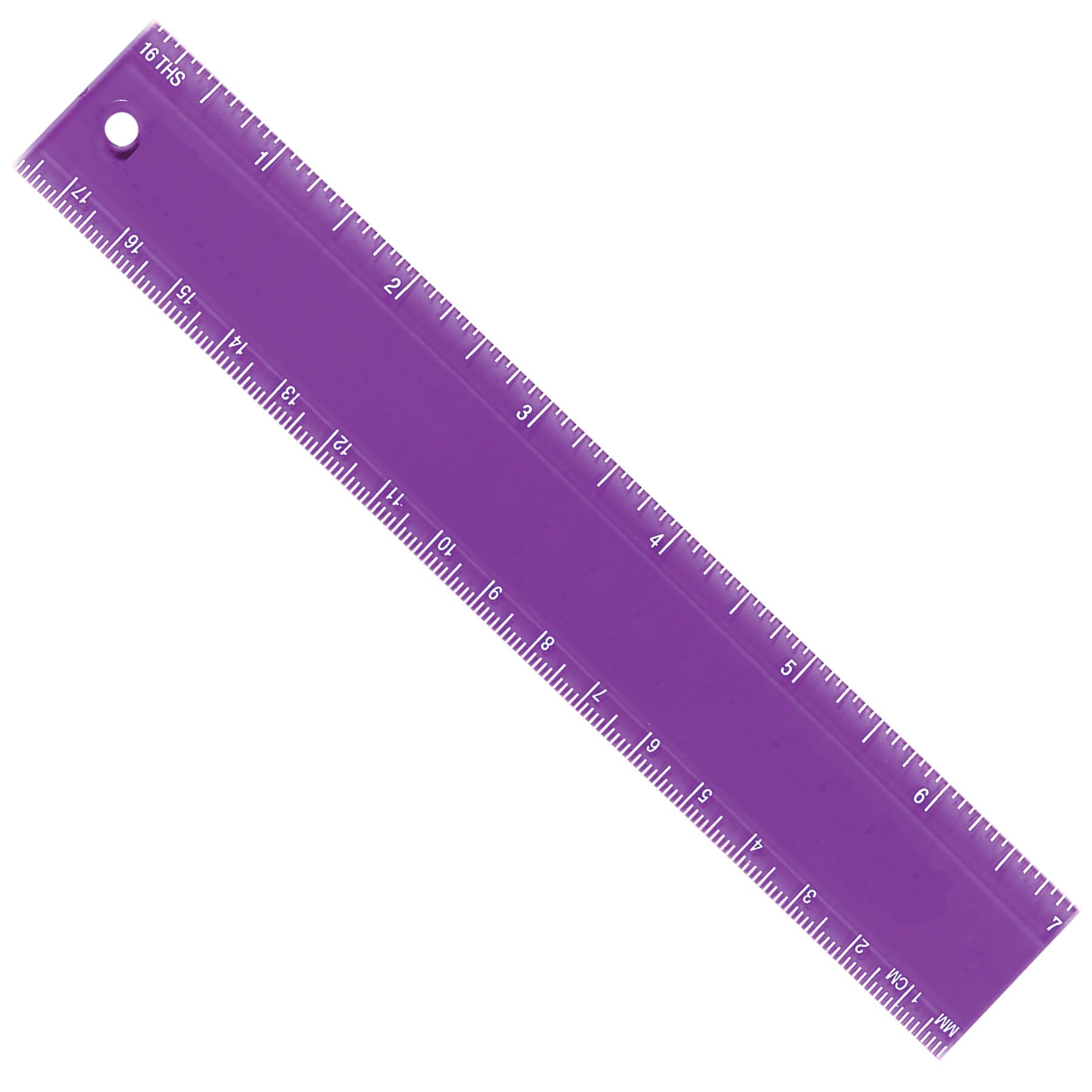 7" Plastic Ruler 12