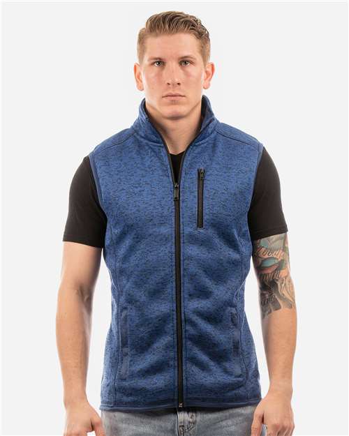 Men's Sweater Knit Vest - 3910 4