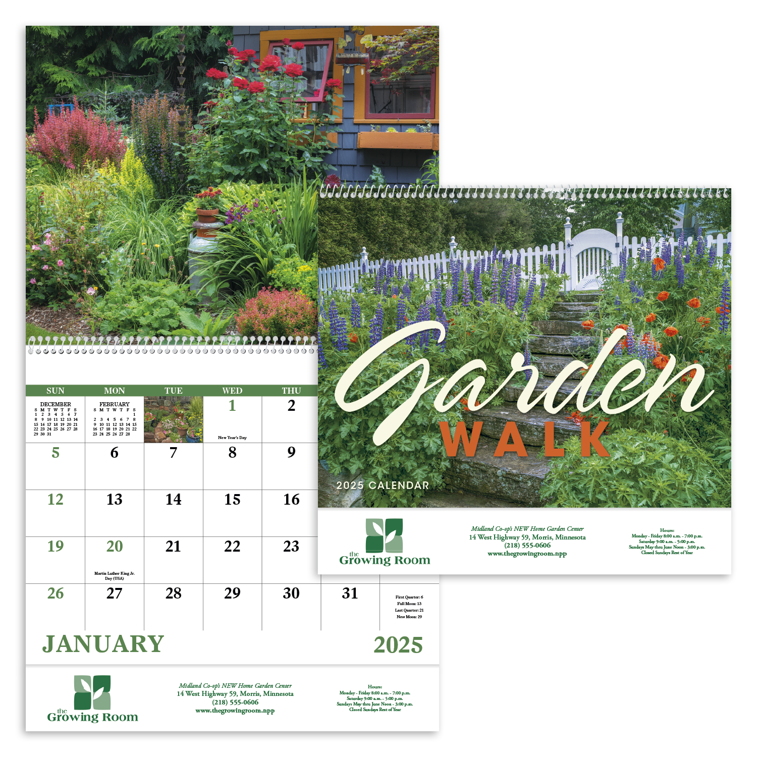 Good Value™ Garden Walk - Spiral Calendar 16