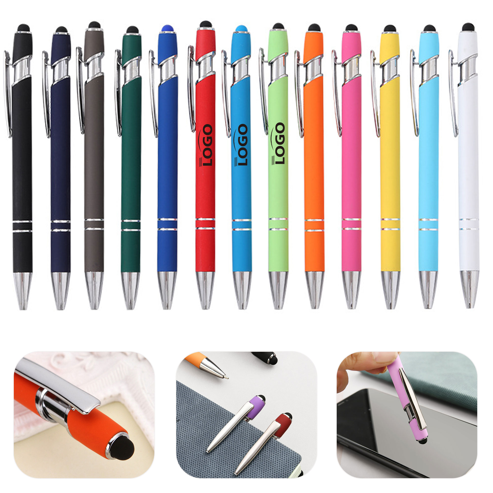 2-in-1 Retractable Stylus Ballpoint Pen 1