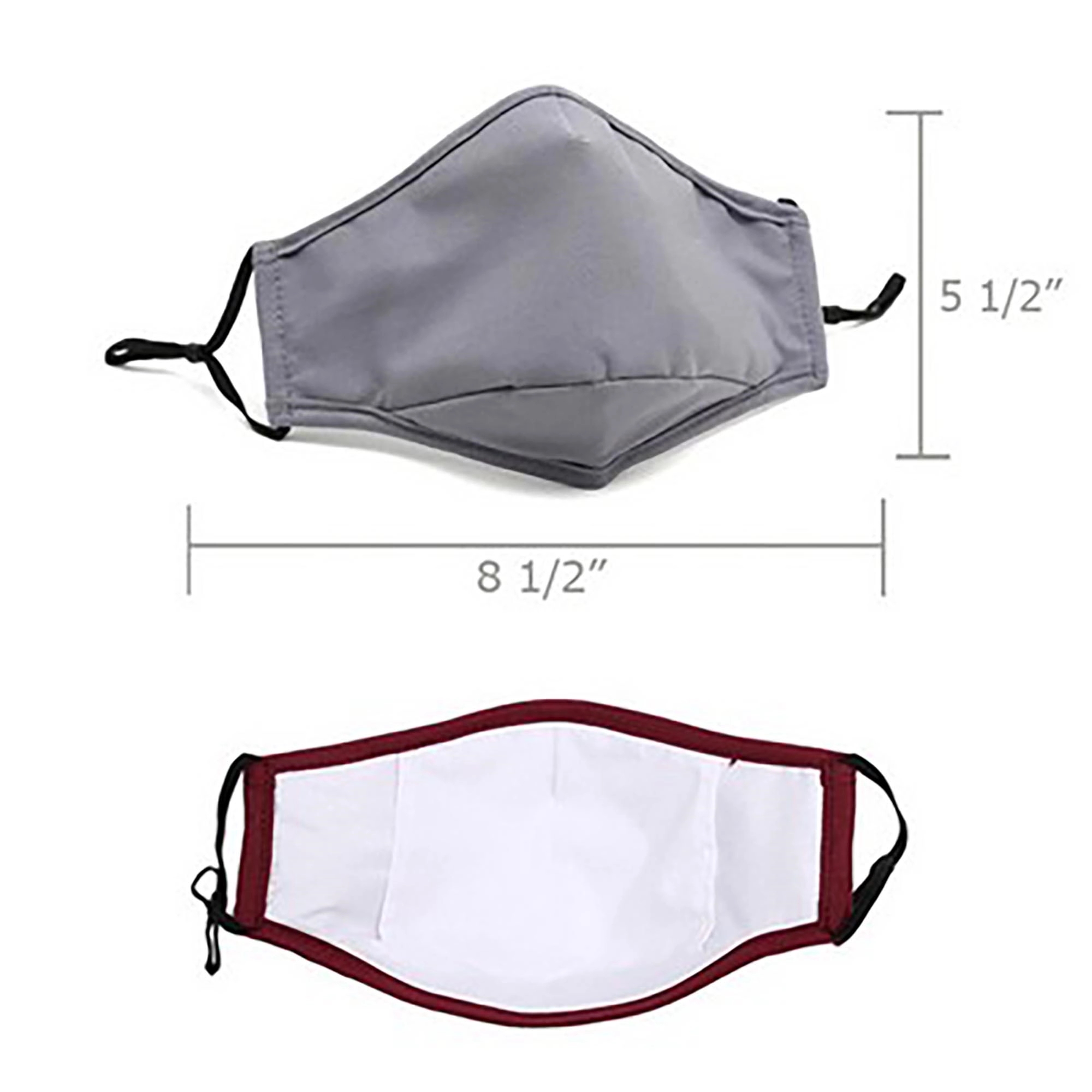 Full Color 3-Ply Reusable Mask With Adjustable Ear Loop 2