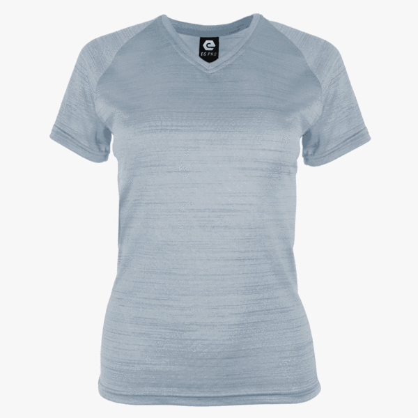 #G122 / Defender Heather Women's V-Neck Tee 6