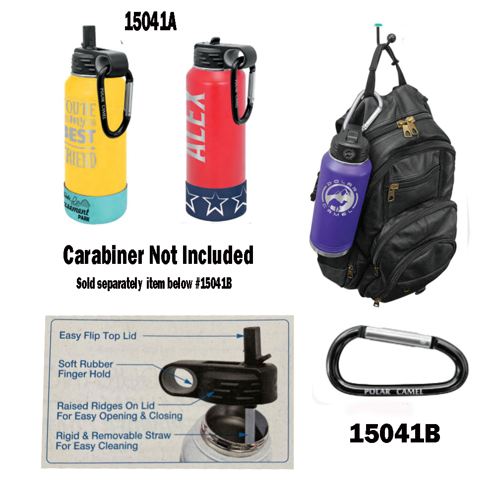 Polar Camel Water Bottle Carabiner 1