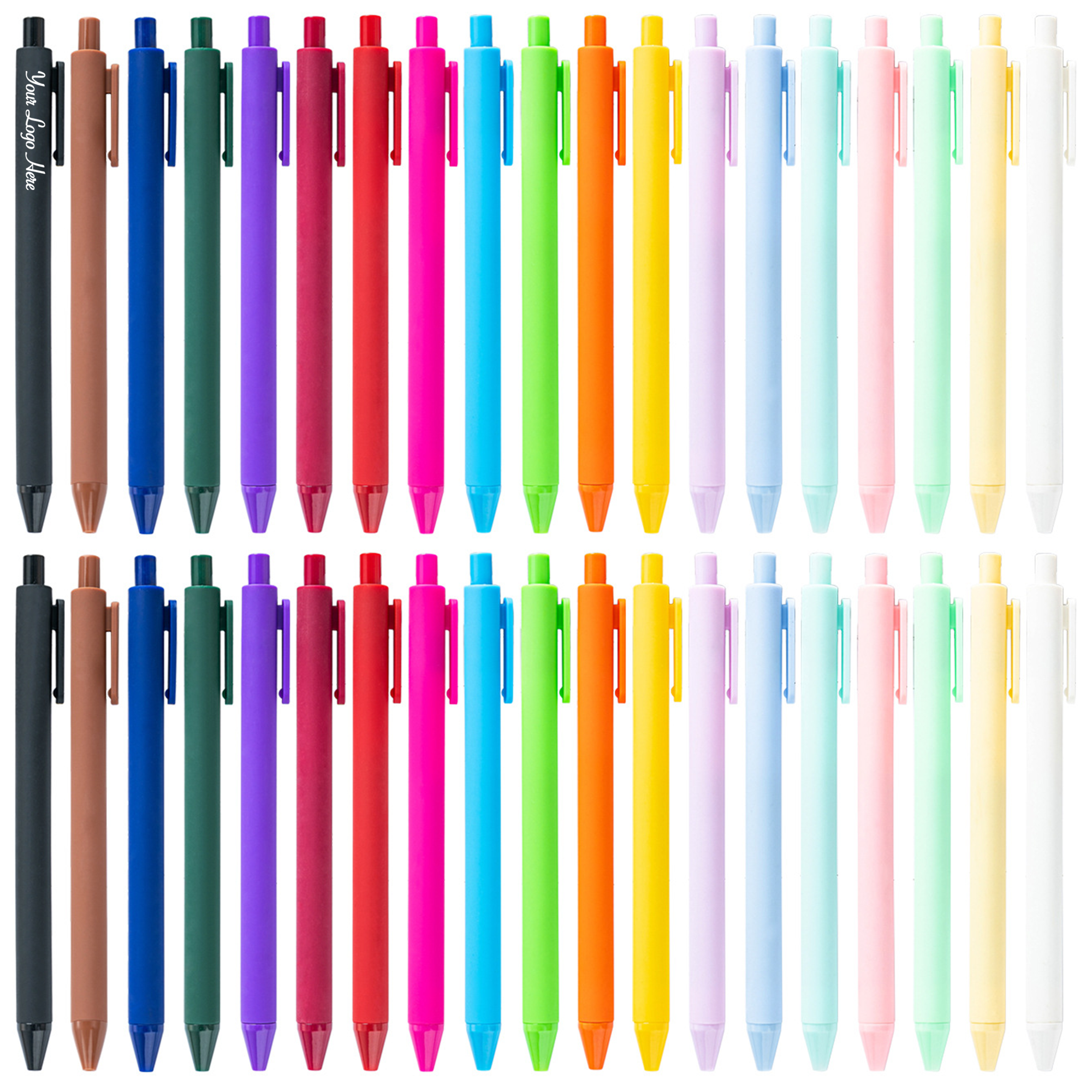 Retractable Multi Colored Ballpoint Pens 4