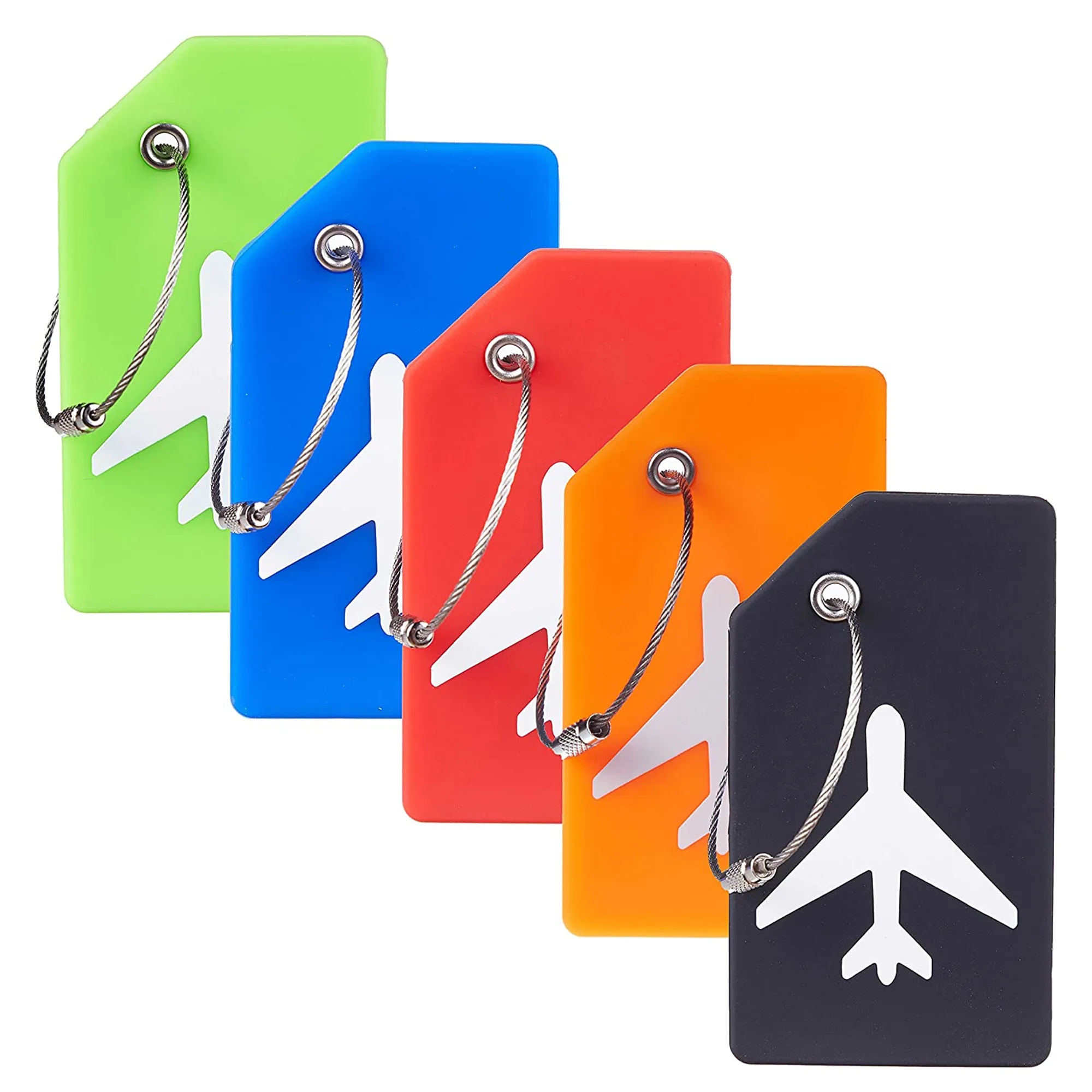 Silicone Luggage Tag with Name ID Card