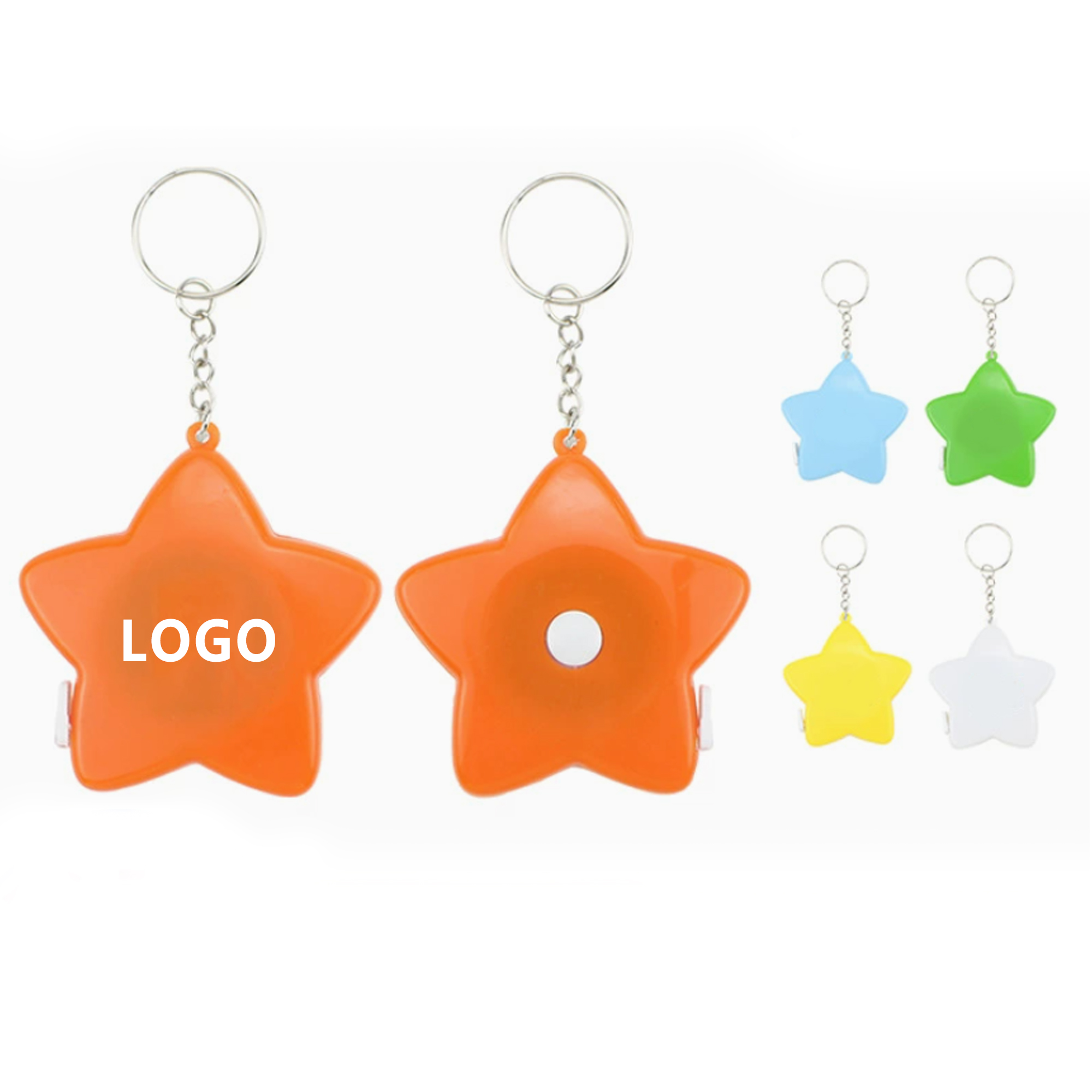 Star Shape Tape Measure Keychain 2