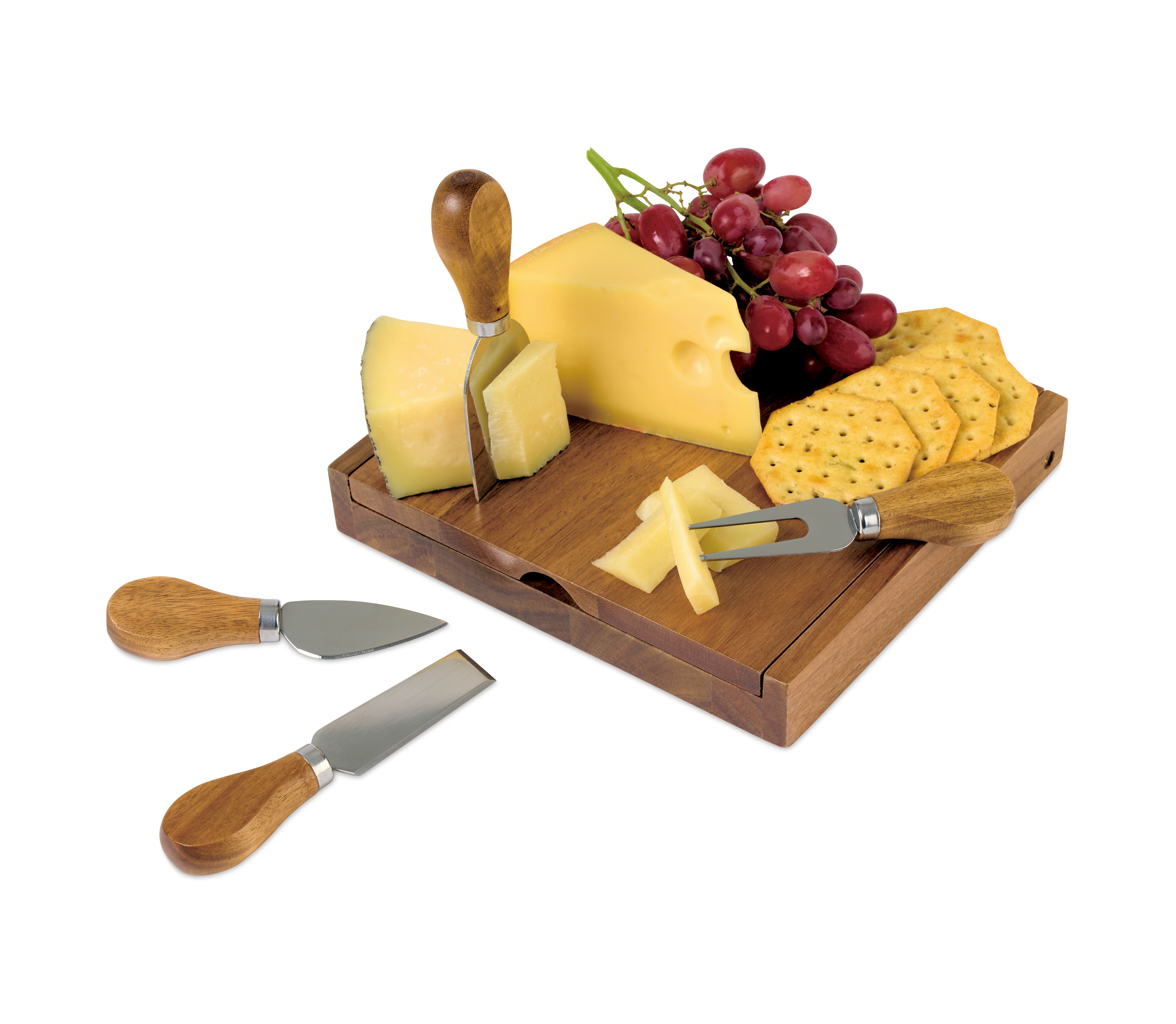 La Cuisine™ Cheese Board with Serving Set 4