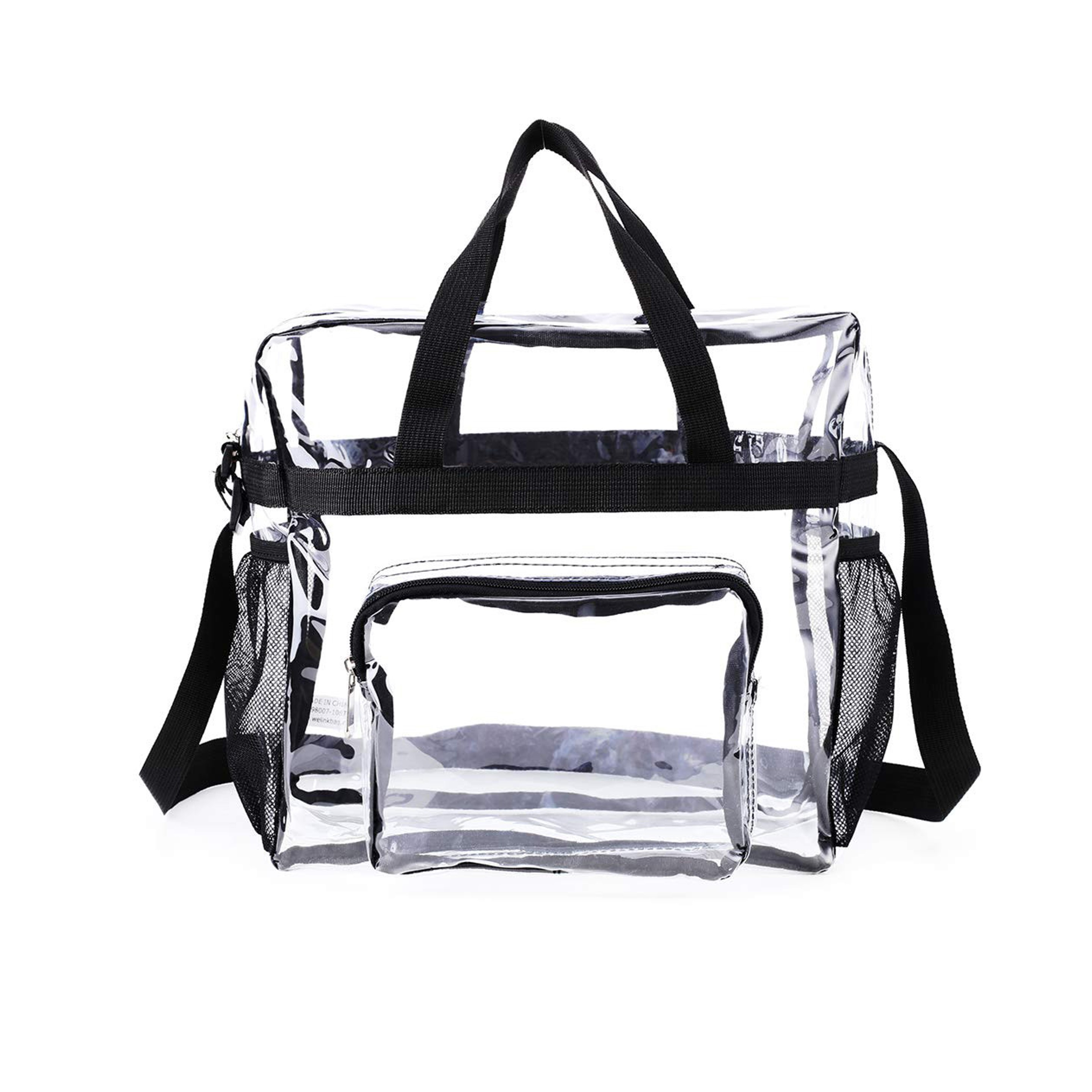 Clear Tote Bag with Zipper Closure (direct import) 4