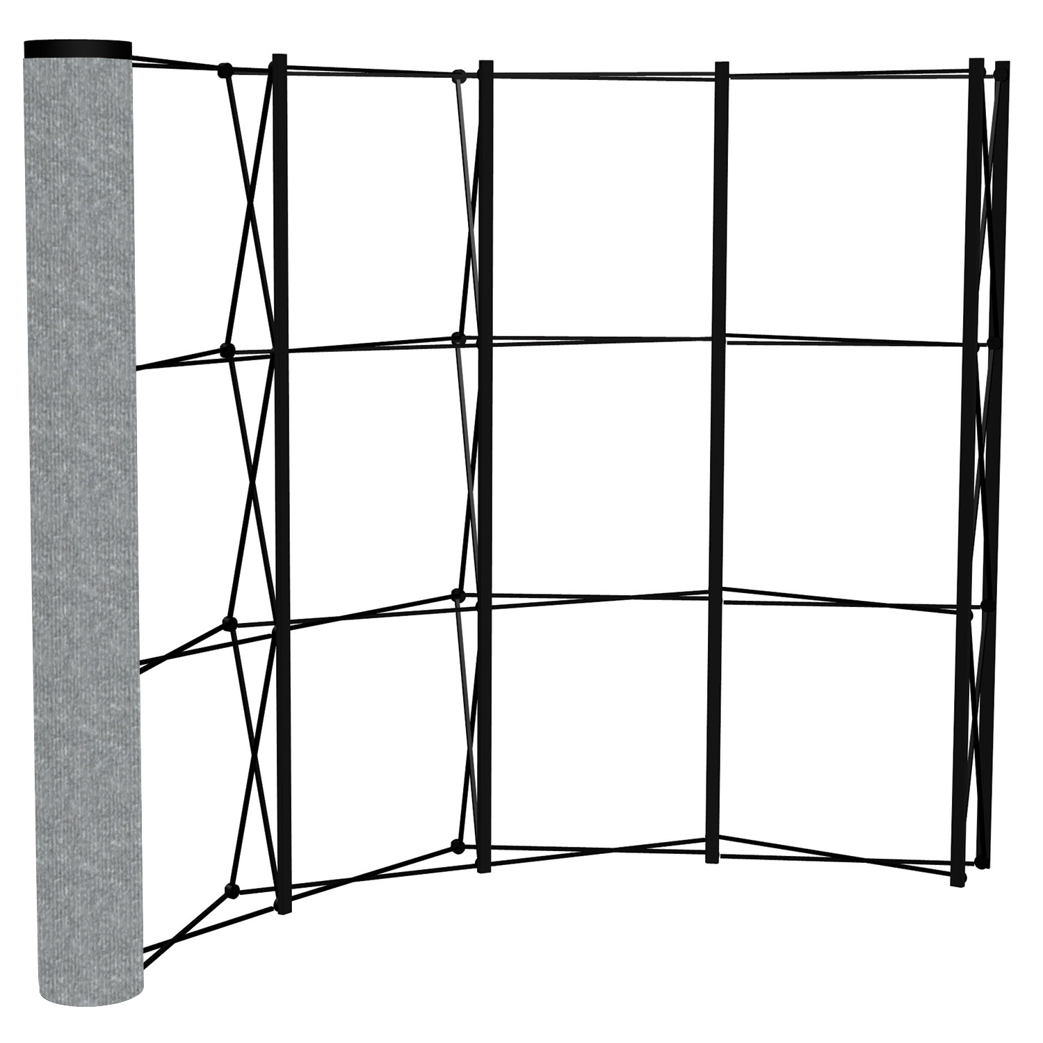 Curved ARISE End Panel (Fabric) 6