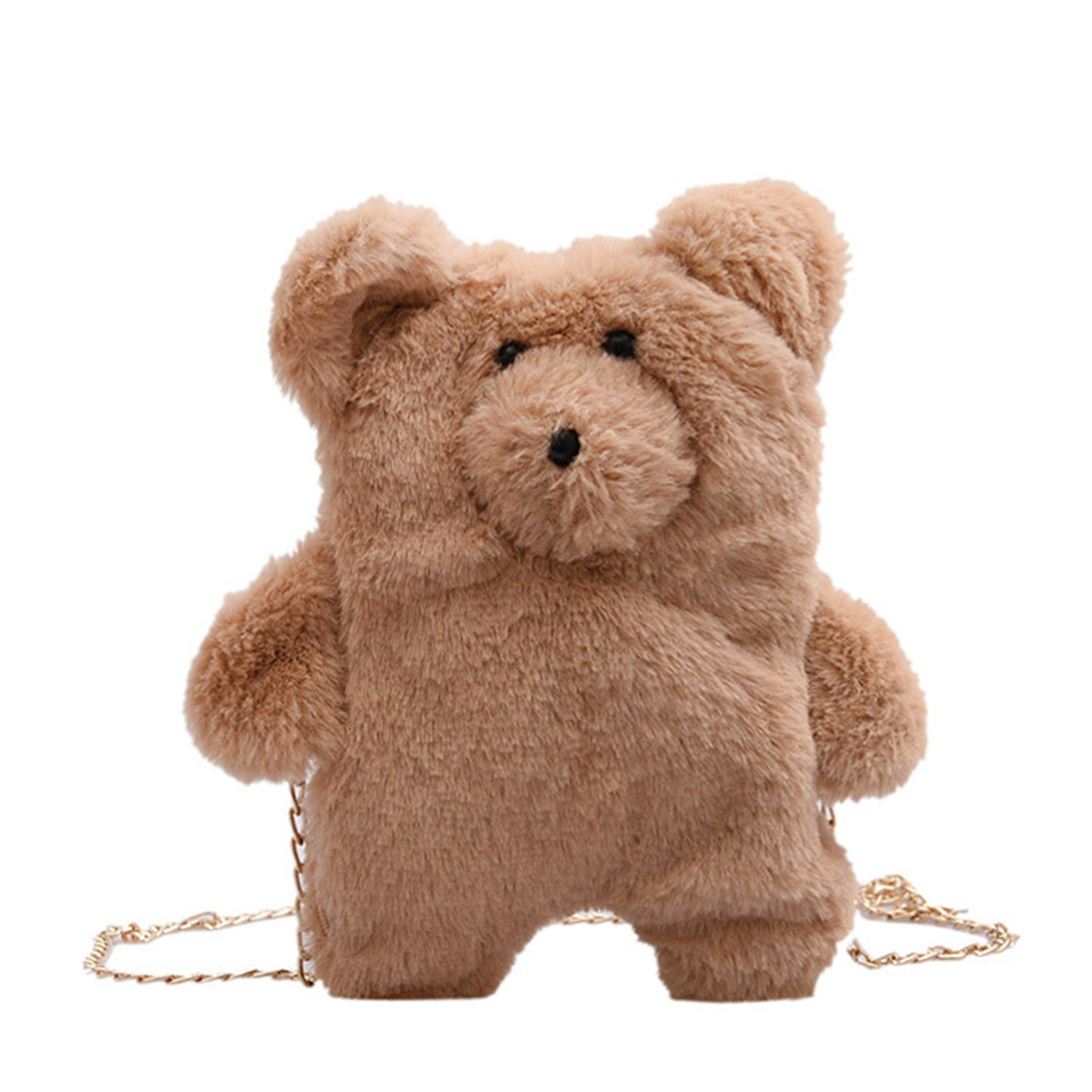 Cotton Large capacity bear shoulder crossover bag 3