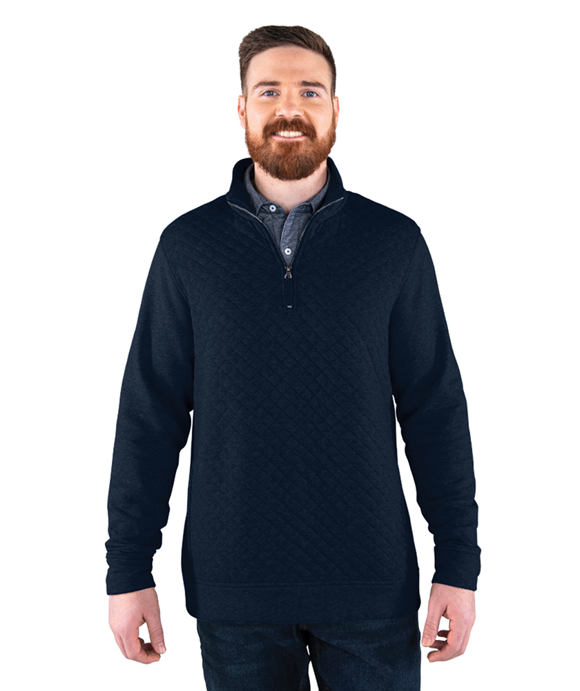Men's Franconia Quilted Pullover, custom hoodie or sweatshirt with logo imprint 27