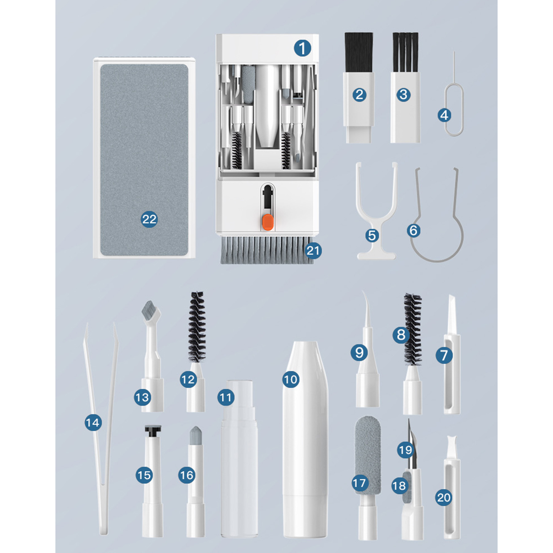 22 in 1 Multi Tool KitMini Table Dust Sweeper 2