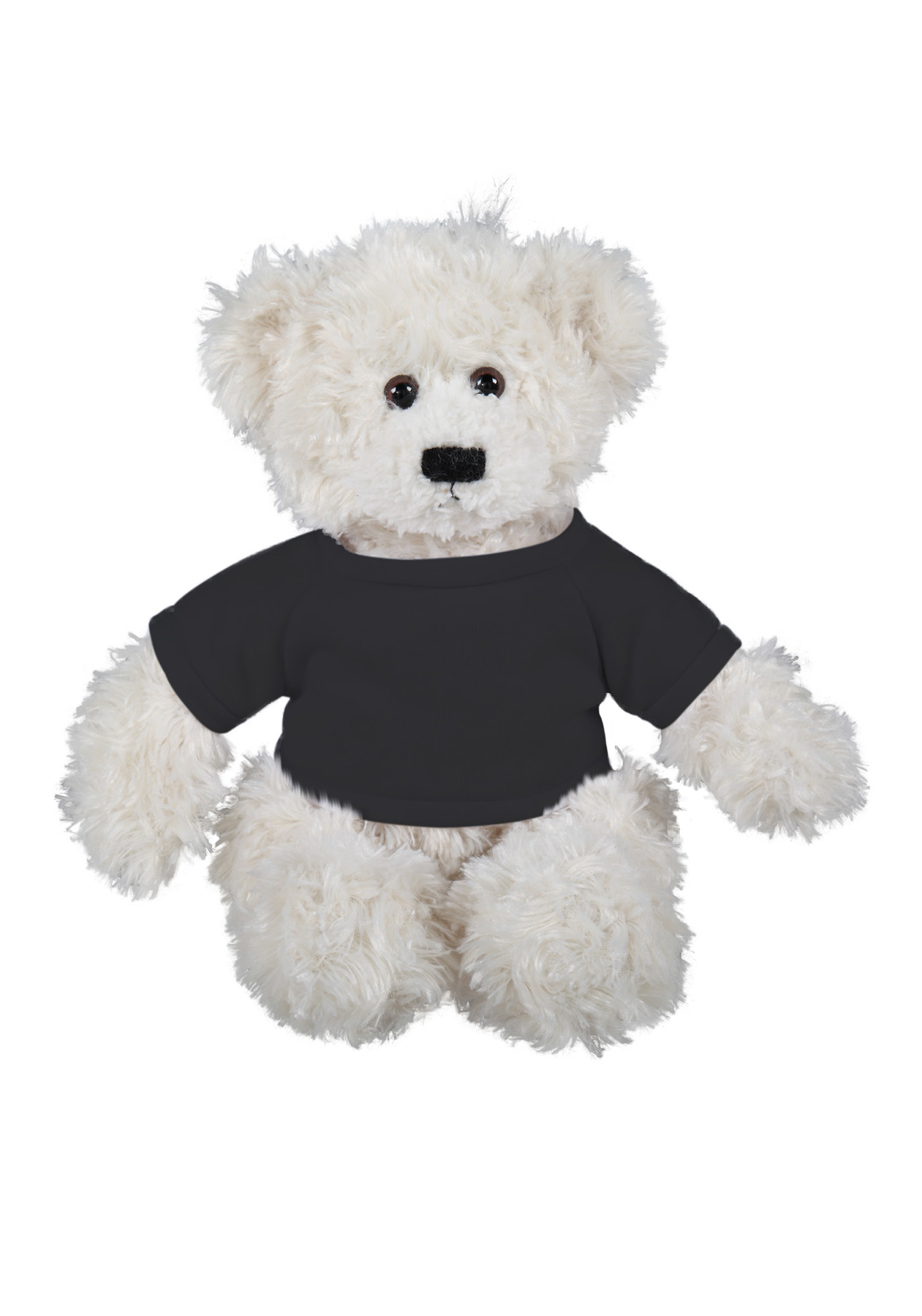 soft plush Cream Brandon Bear with t-shirt 5