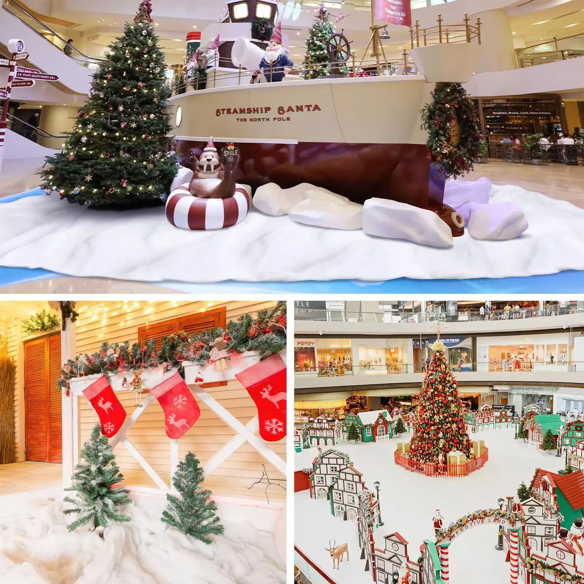 Premium Fluffy Realistic Snow Blanket For Christmas 1