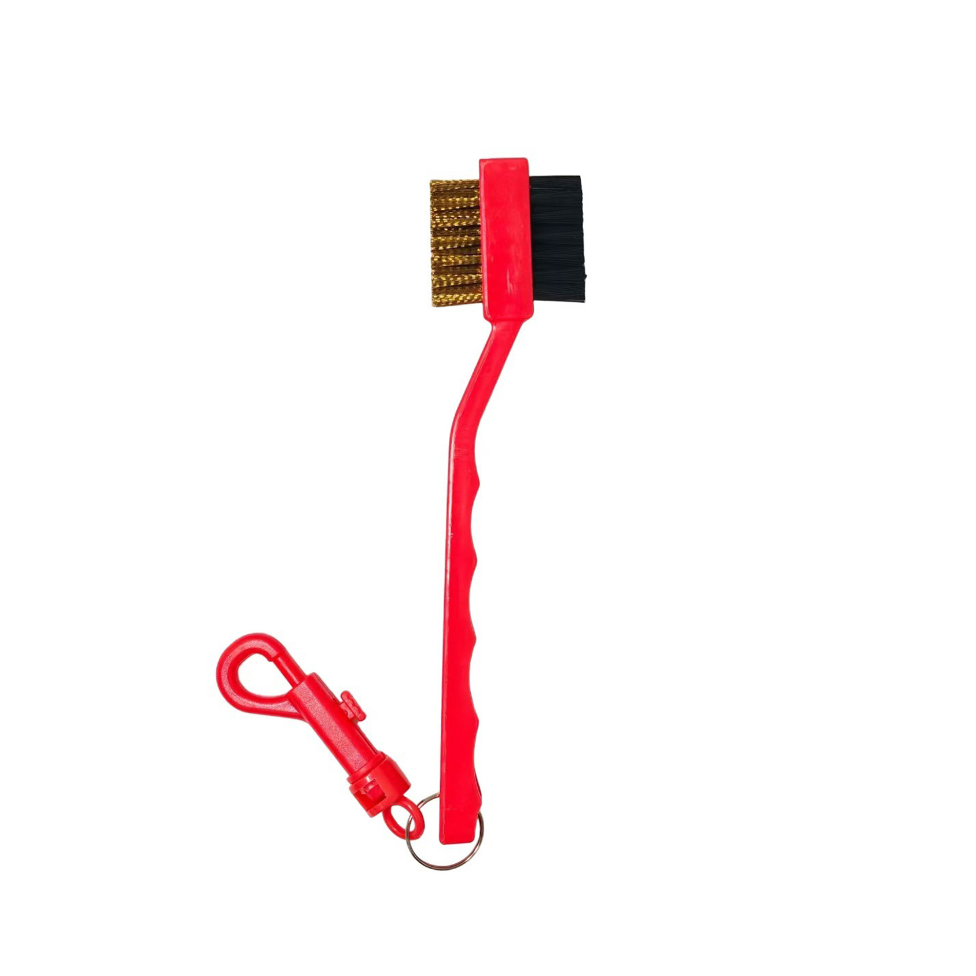 Golf Ball Cleaning Brush With Carabiner Clip 7.87" 5