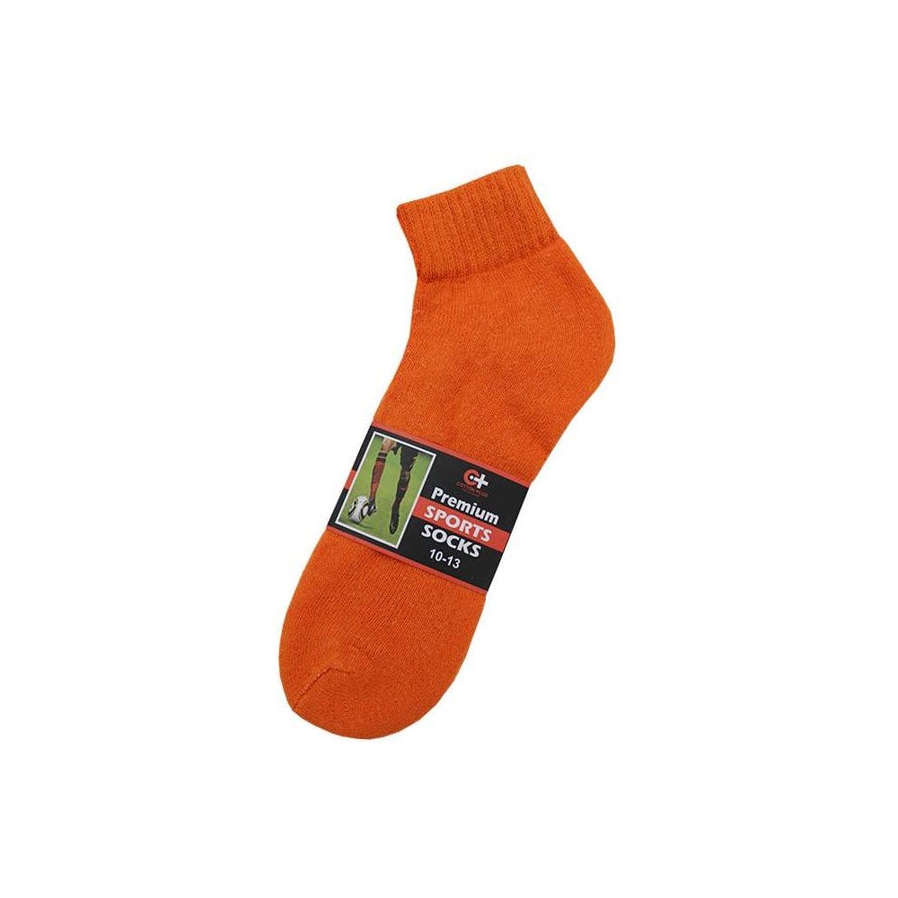 Men's Ankle Socks - Orange Size 10-13 2