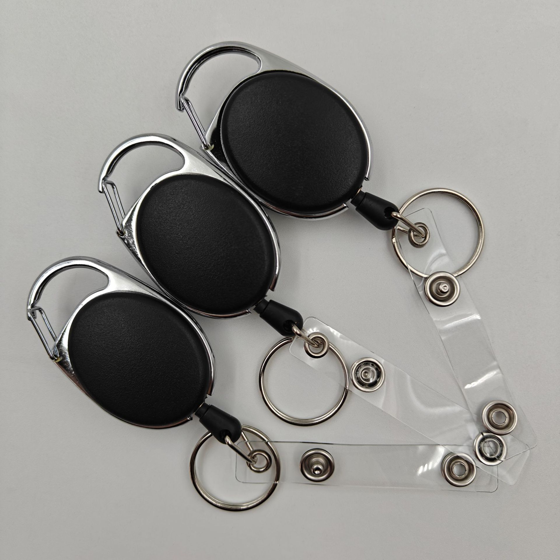 Retractable Badge Reel with Claw Clasp and Clip for Id Card Holders 4