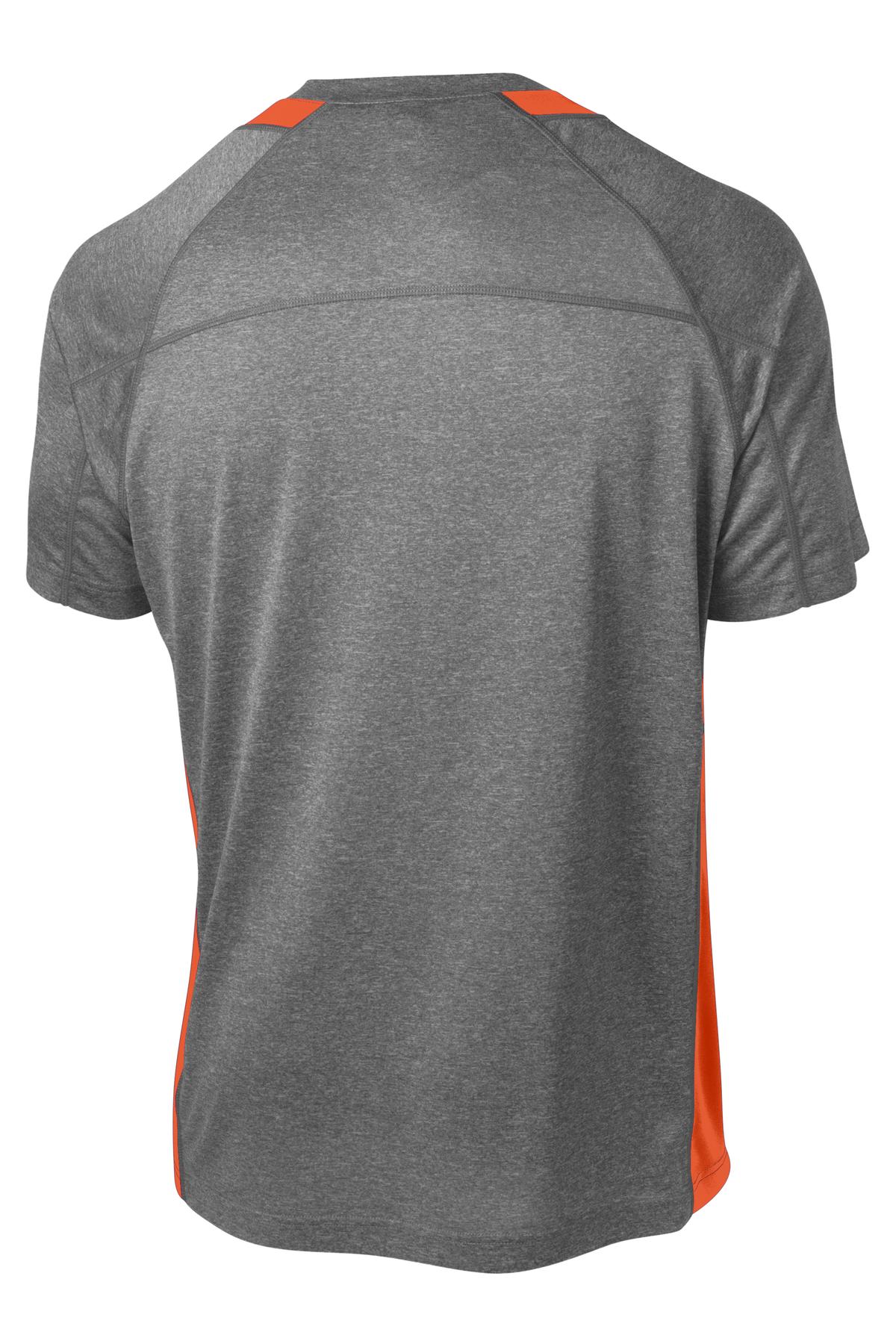 Sport-Tek Heather Colorblock Contender Tee. ST361 50