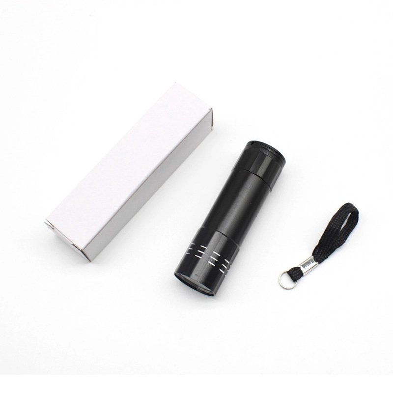 Metal 9 LED Flashlight 6