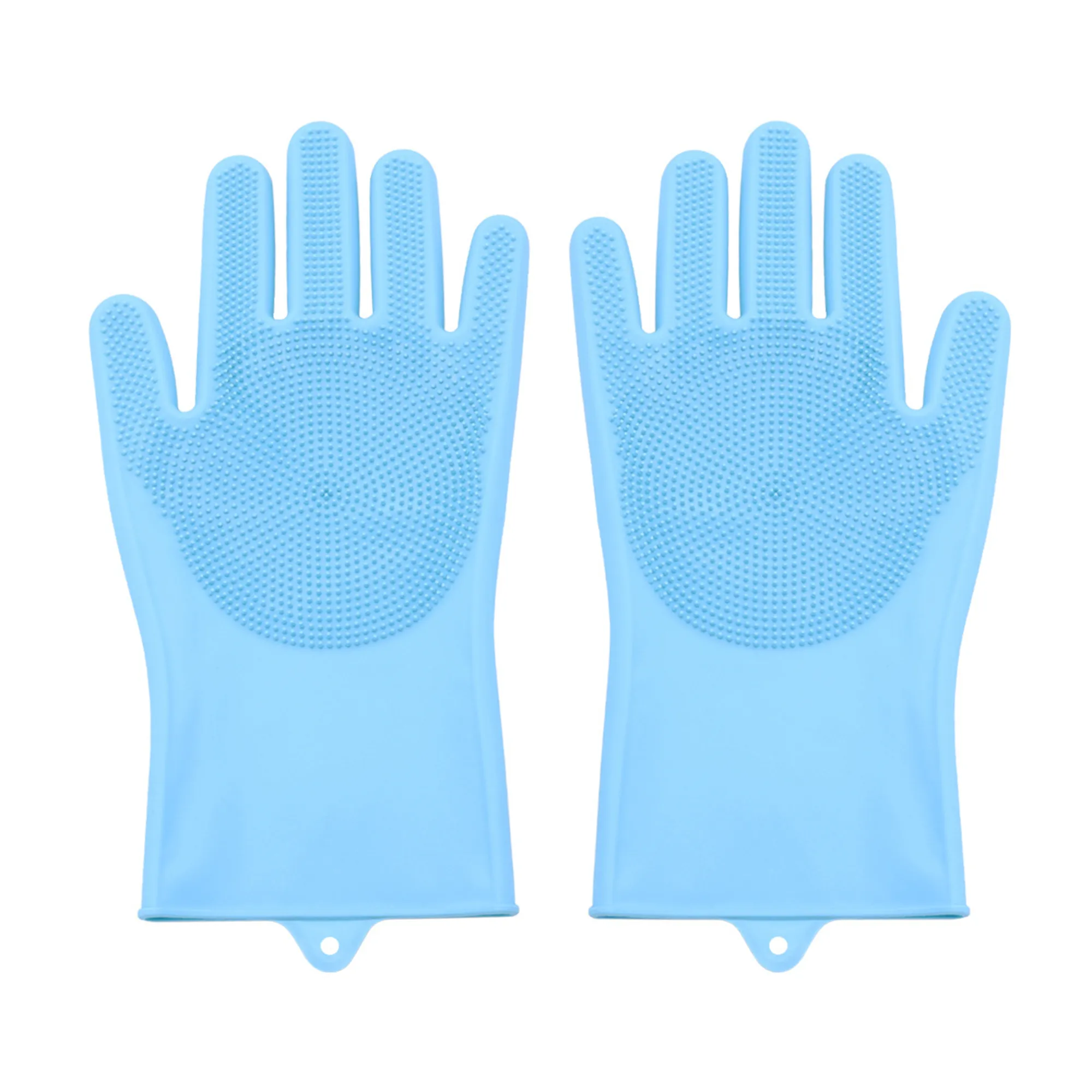 MOQ 50 Silicone Pet Bathing Gloves with Anti-Bite Protection 8
