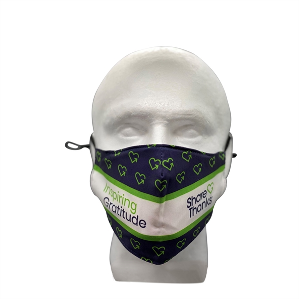 2-Ply Icy Cool Face Mask with Adjustable Ear Loops - 3
