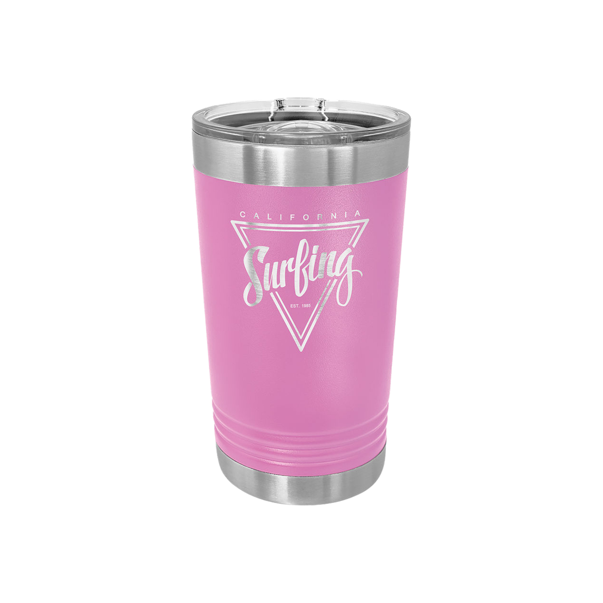 Polar Camel 16oz Stainless Steel Pint w/ Sliding Lid 38