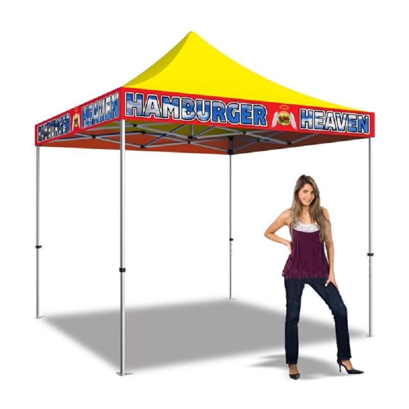 10ft X 10ft Full Color Pop Up Canopy Tents 49
