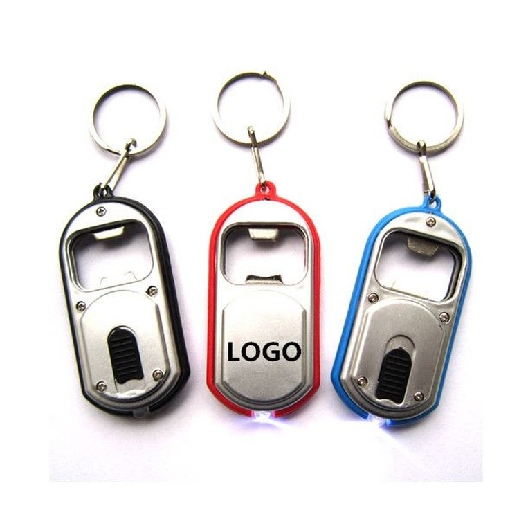 Keychain with Bottle Opener and LED Light 2
