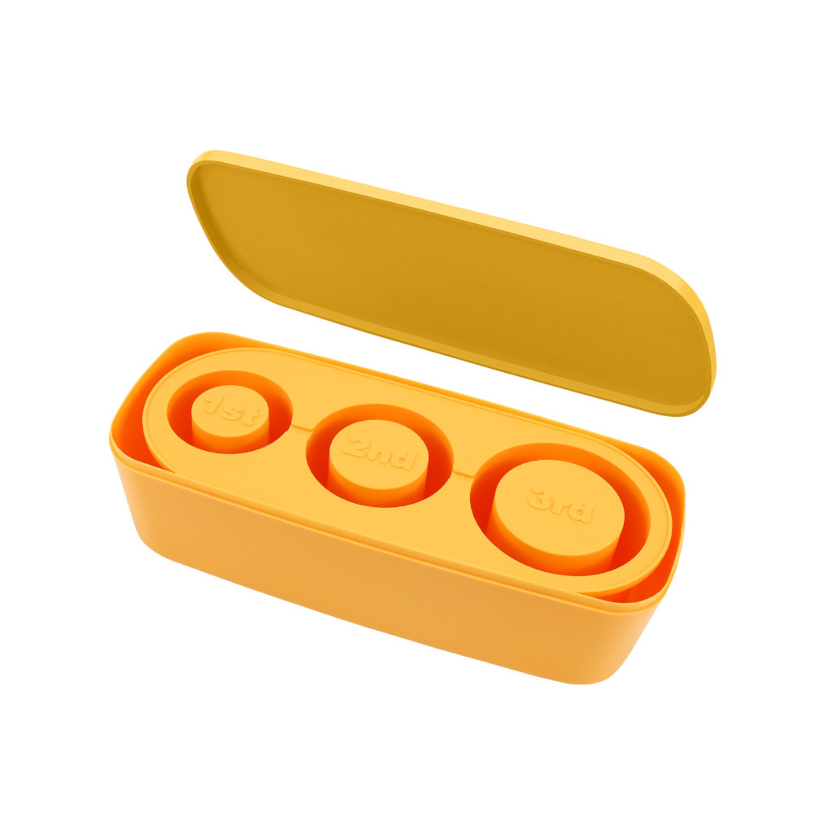Silicone Ice Cube Tray with Lid and Bin - OCEAN 8